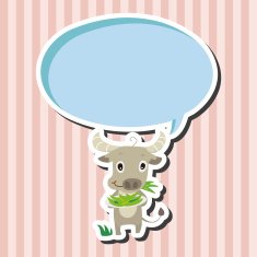 animal cattle cartoon theme elements N2