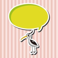bird cartoon theme elements N32