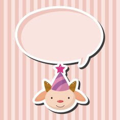 animal goat cartoon theme elements N4