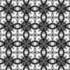 Monochrome seamless pattern N47