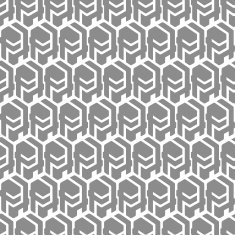 seamless vector pattern with pseudo three-dimensional elements N2