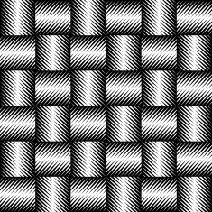 Black and white jagged edge seamless pattern N3