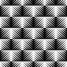 Black and white jagged edge seamless pattern N9
