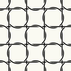 Vector seamless pattern Modern stylish texture Repeating intertwining cordage ropes N5