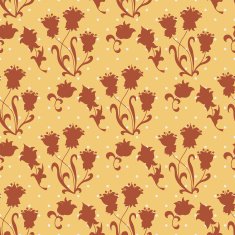 Vintage floral seamless pattern N26