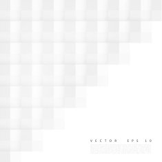 Vector Abstract geometric shape from gray cubes N23