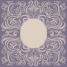 Frame vintage background decorative floral elements