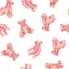 Bear illustration pattern N48