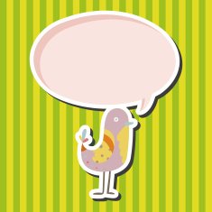 bird cartoon theme elements vector eps N59
