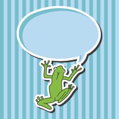animal frog cartoon theme elements N9
