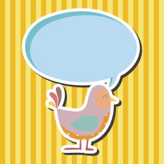 bird cartoon theme elements vector eps N67