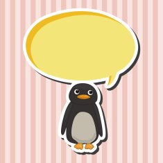 animal penguin cartoon theme elements N7
