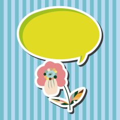 flower theme elements vector eps N96