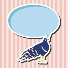 bird cartoon theme elements vector eps N78
