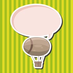 style hot air balloon theme elements N41
