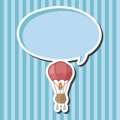 style hot air balloon theme elements N42