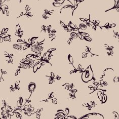 Seamless vintage floral background