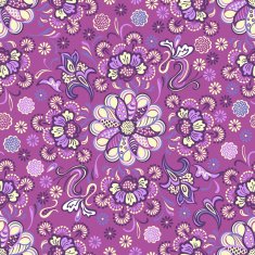 Seamless summer floral background