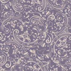 Seamless vintage pattern fancy decorative elements