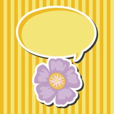 flower theme elements vector eps N111