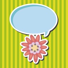 flower theme elements vector eps N114