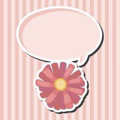 flower theme elements vector eps N116
