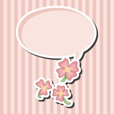 flower theme elements vector eps N117