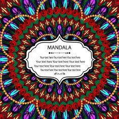 invitation mandala card N24