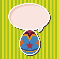 easter egg flat icon elements background eps10 N13