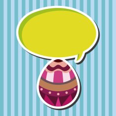 easter egg flat icon elements background eps10 N14