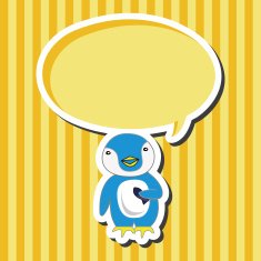 animal penguin cartoon theme elements N8