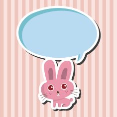 animal rabbit cartoon theme elements N31