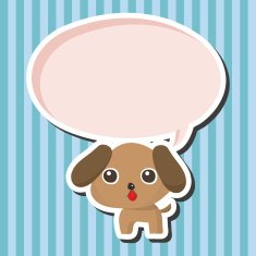 animal dog cartoon theme elements N31