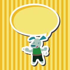 animal dog cartoon theme elements N32