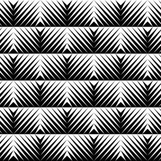 Black and white jagged edge seamless pattern N19