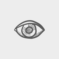 Eye sketch icon