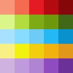 background of colored squares in different shades N3