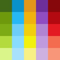 background of colored squares in different shades N6