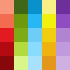 background of colored squares in different shades N8