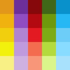 background of colored squares in different shades N16