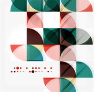 Semicircle triangle pattern N102