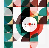 Semicircle triangle pattern N103