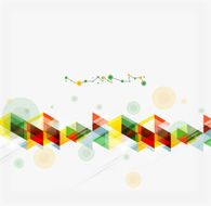Clean colorful unusual geometric pattern design N48