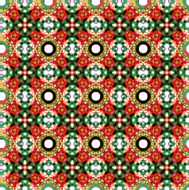 Seamless vector geometric abstract pattern Creative round shapes made of N42