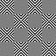 Black and white geometric square seamless pattern N7