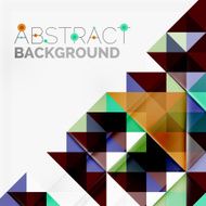 Abstract geometric background Modern overlapping triangles N185