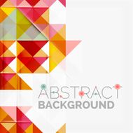 Abstract geometric background Modern overlapping triangles N188