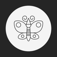 butterfly line icon N5