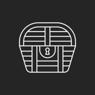 Treasure line icon N30