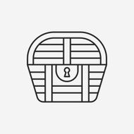 Treasure line icon N32